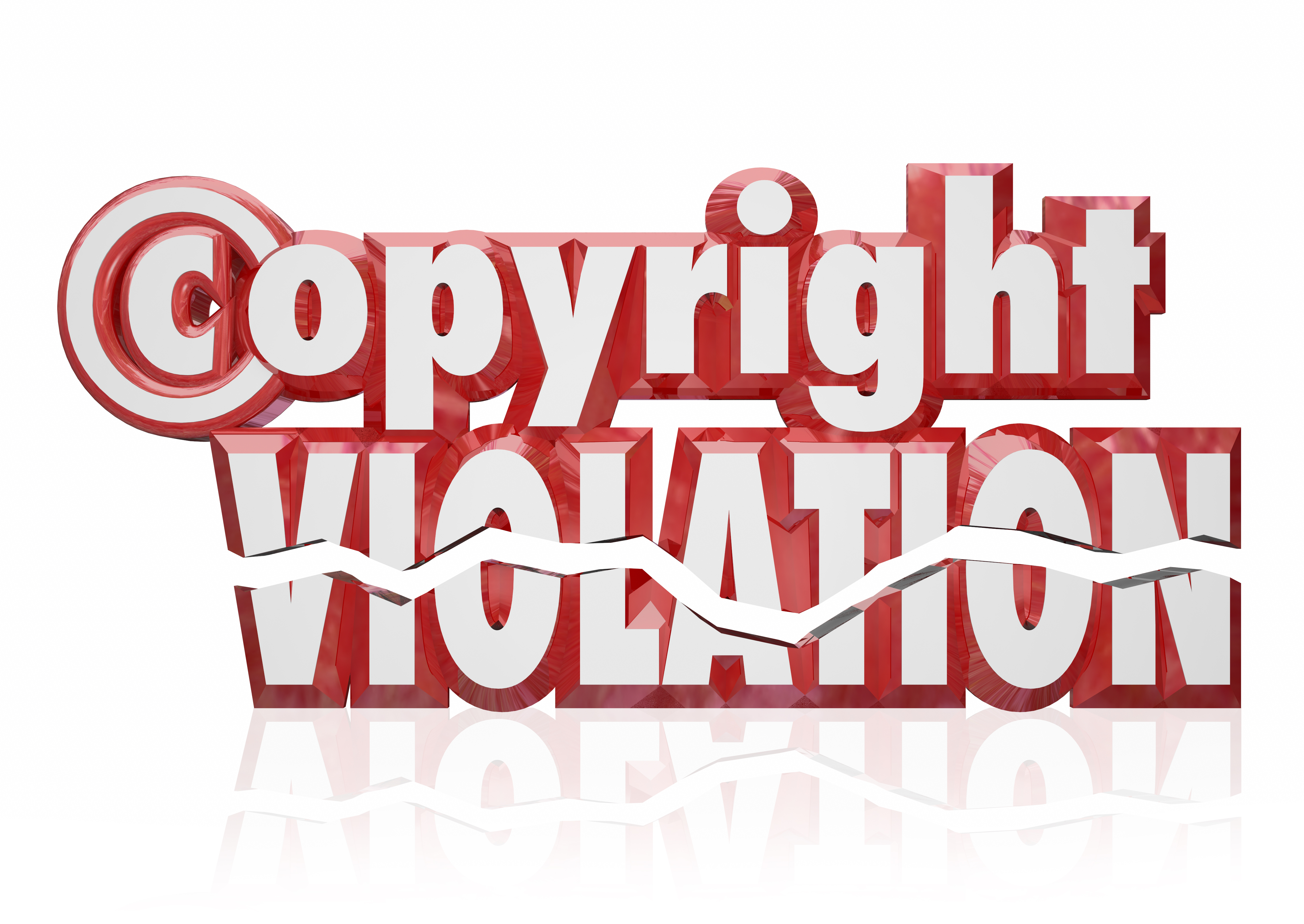 Using illegal images and content on blogs and social media. You are